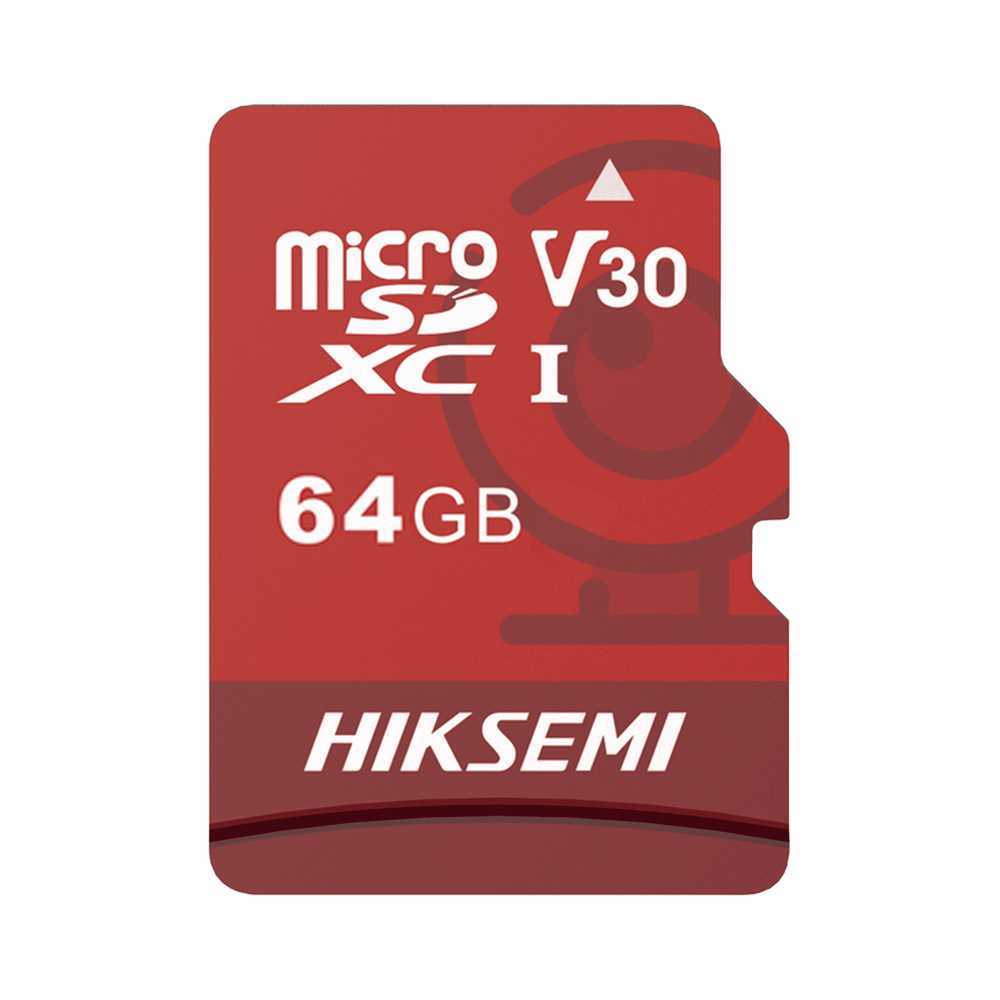 Cartão de Memória Hikvision - Capacidade 64 Gb - Classe 10 | Velocidade de Escrita 40 Mb/S - Até 300