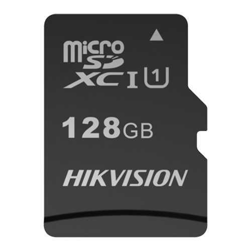 Cartão de Memória Hikvision - Tecnologia Tlc - Capacidade 128 Gb - Clase 10 U1 V30 - Até 3000 Ciclos