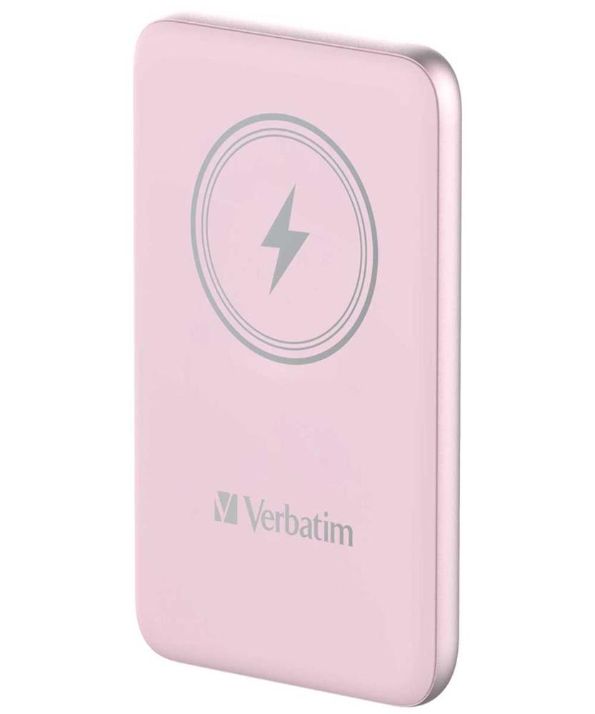 Verbatim Powerbank Wireless Magnetico 10000mah Pink