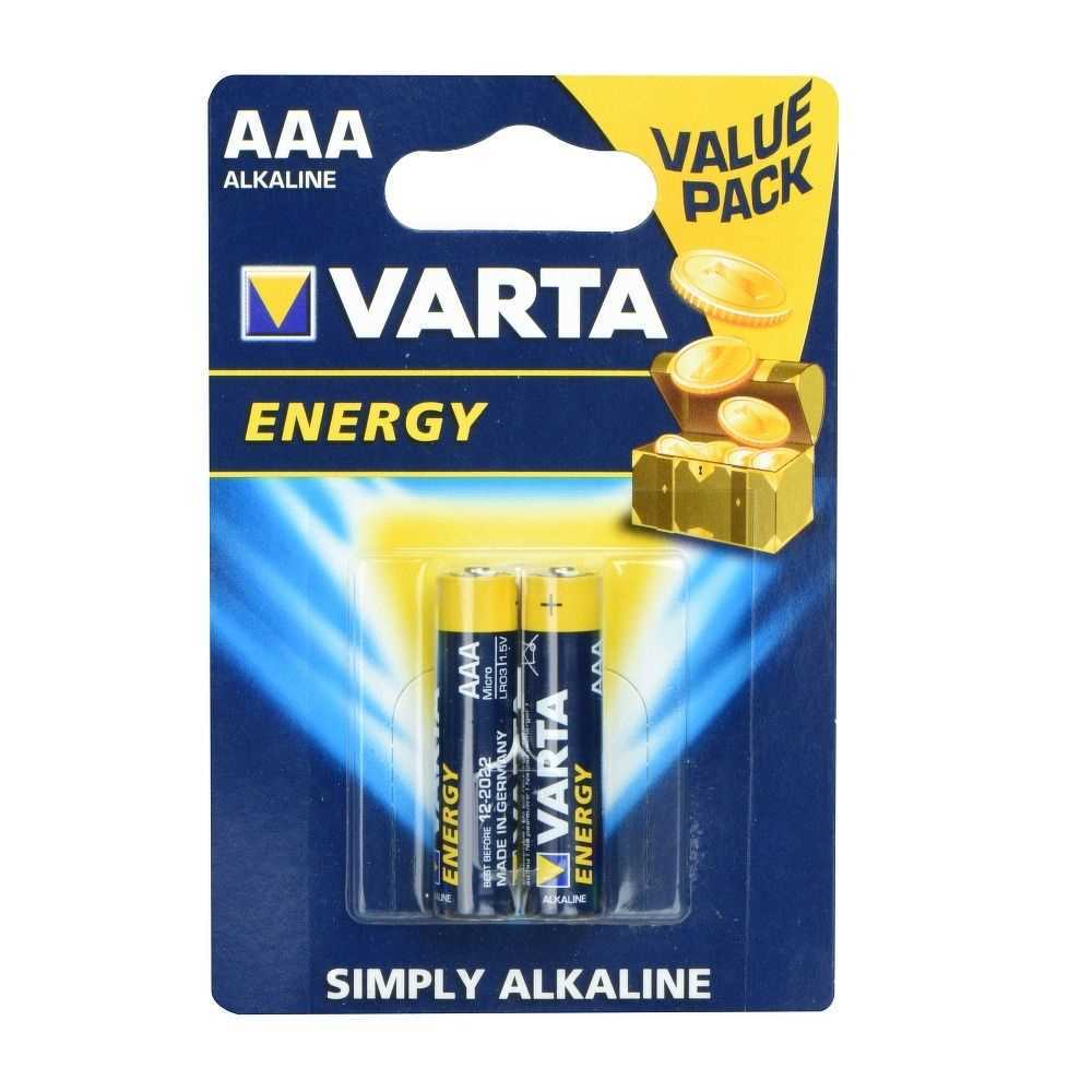 Pilha alcalina Varta R3 (Aaa) Energia 2 unidades