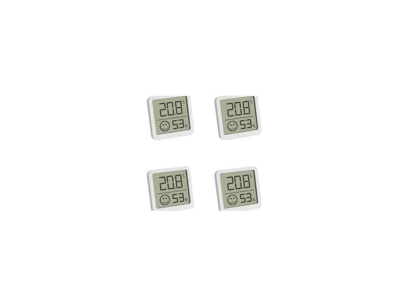 Tfa 30.5053.02.04 4-Pack  White Digital Thermo Hygrometer