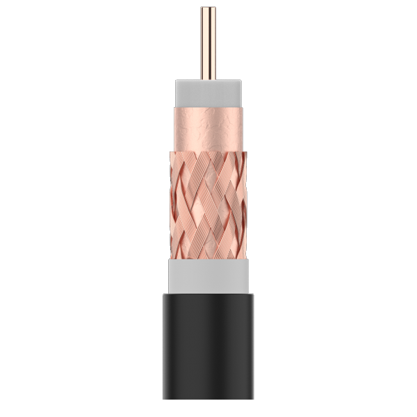 Cable Coaxial Cobre Negro