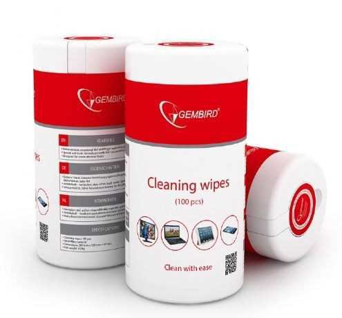 Gembird Ck-Ww100-01 Equipment Cleansing Kit Equipment Cleansing Cloths Lcd/Tft/Plasma