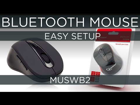 Gembird Muswb2 Mouse Right-Hand Bluetooth Optical 1600 Dpi