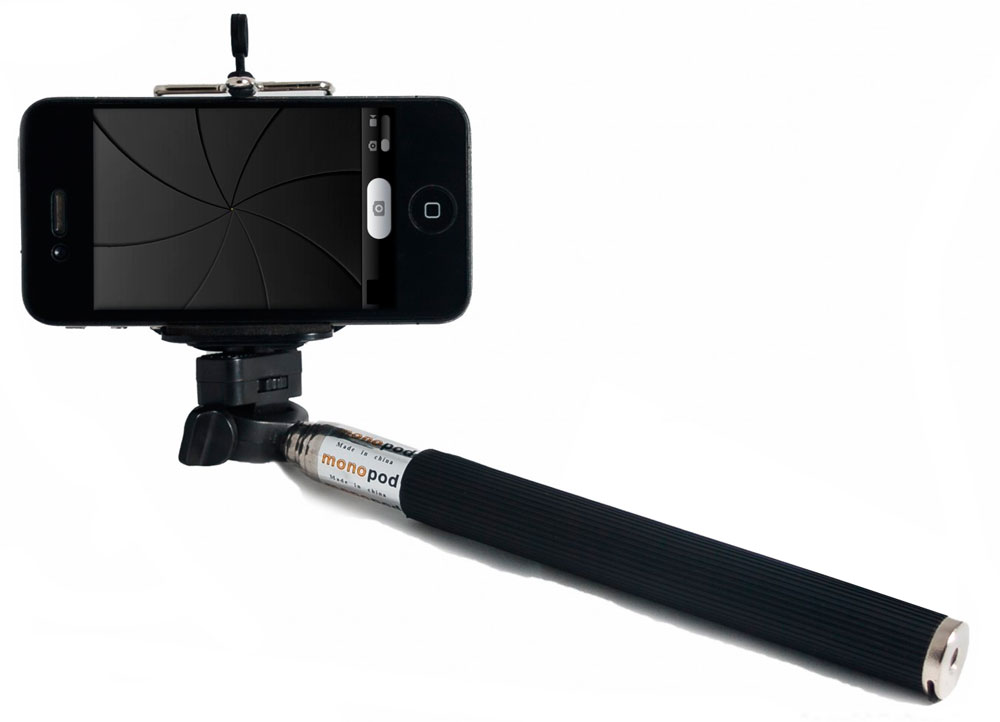 Bastón Selfie Smartphones Negro