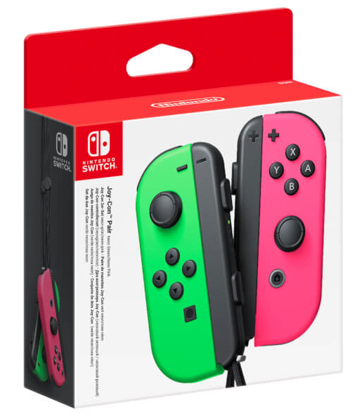 Gamepad Nintendo Switch Joy-Con Verde/Rosa