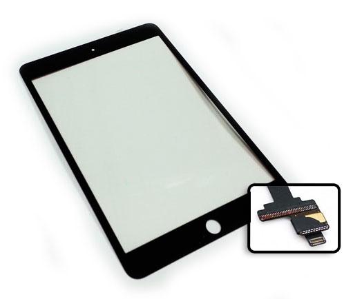 Ecra Tactil iPad Mini / Mini Retina Preta Conector