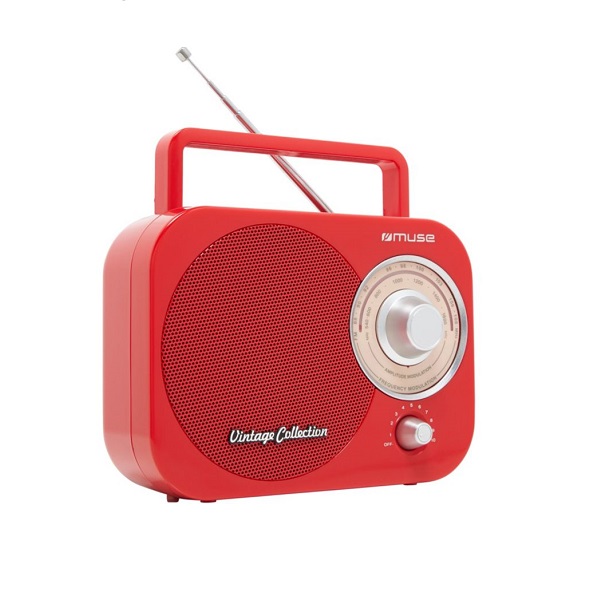 Radio Rg Analógico Portable Fm/Mw/Ac/Dc Red