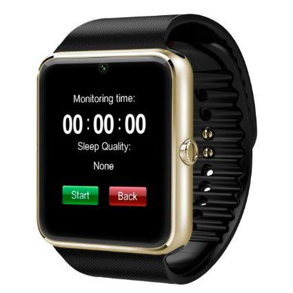 Smartwatch Gt08 Sim + Sd + Bluetooth Preto/Bronze
