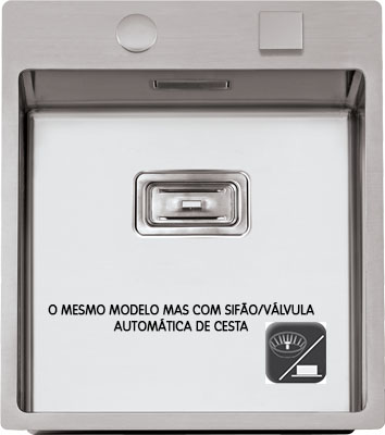 Cuba Escovada Rodi - Box Lux 46 C/ Válvula Cesta - I08n1l310823a2