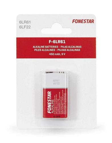 Pilha Alcalina 9v-6lr61 Fonestar