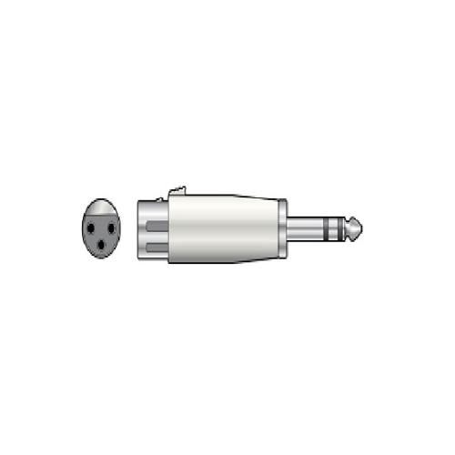 Adaptador Xlr 3 Pinos Femea Para Jack 6.3mm Stereo