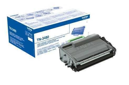T&oacute;ner Original Brother Tn3480 Preto