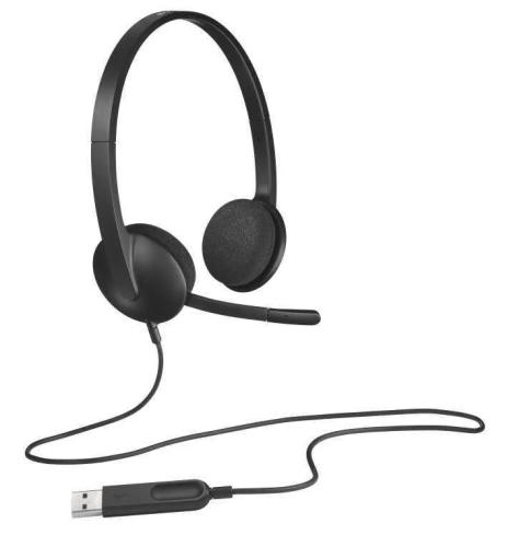 Auriculares Con Micr&oacute;fono Logitech 981-000475 Usb.