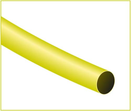 Manga Termo Retratil Amarelo 6.4mm 125&ordm; 1.2m