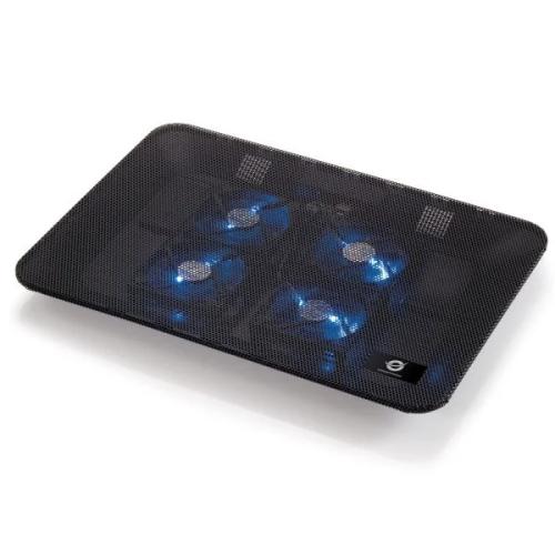 Conceptronic 4-Fan Cooling Pad (17.0")/ Schwarz