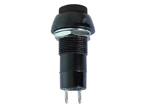 Interruptor Pulsador 1p Off-(On) Preto 1a/125v