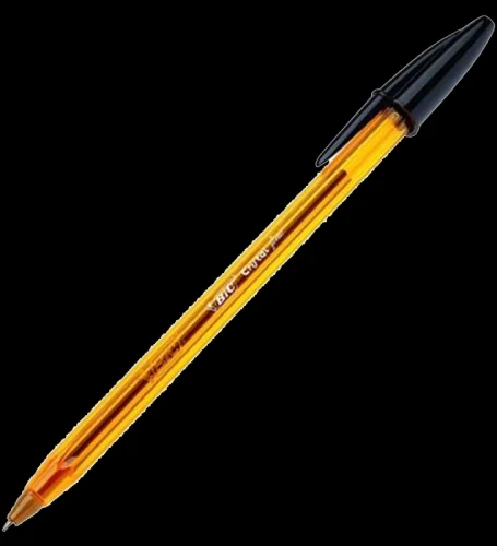 Boligrafo Cristal Fine Cuerpo Naranja Trazo 0,3 M.