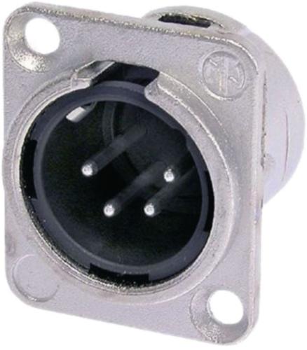 Conetor Xlr Macho Metal Prateado