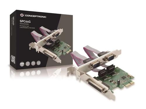 Placa Conceptronic Pci Express Card 1-Port Parall.