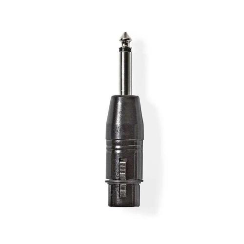 Adaptador Mono Xlr - Xlr F&ecirc;mea de 3 Pinos - 6