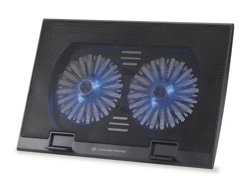 Conceptronic 2-Fan Cooling Pad (17.0")/ Ergonomisch Thana02b