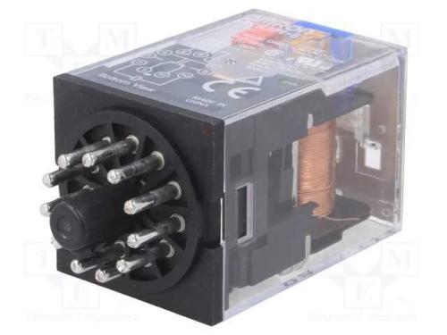 Retransmitirlo. 3pdt 24vcc 10a/250vac 10a 1.4w