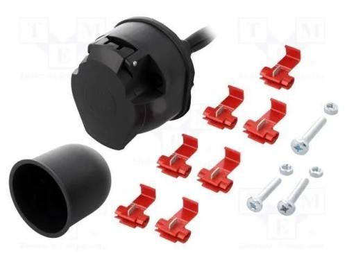 Conector: Automotive, Tomada, para Painel, Pin: 7, Contatos: Lat&atilde;o