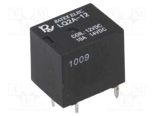 Rel&eacute; Electromagn&eacute;tico; Spst-No Dm; 12vcc; 10 A; V.