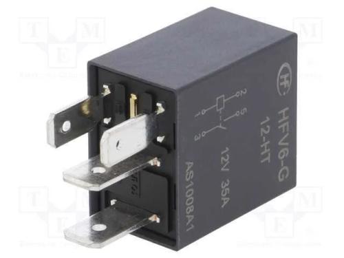 Rel&eacute; Electromagn&eacute;tico; Spst-No; 12vcc; 35a; 124?;.