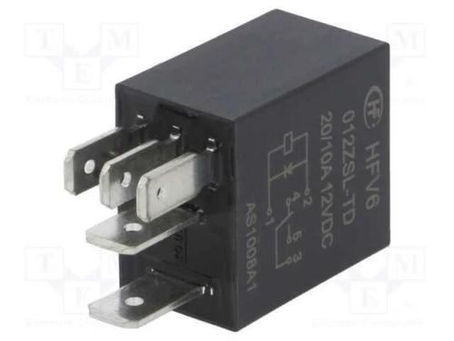 Rel&eacute; Electromagn&eacute;tico; Spdt; 12vcc; 30a; a Autom&aacute;.