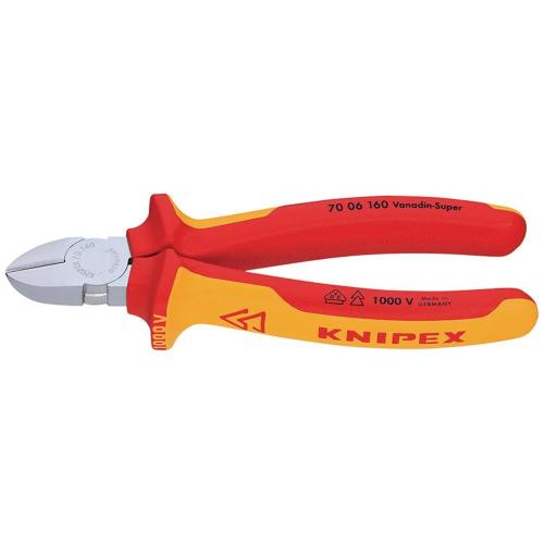 Alicate de corte diagonal VDE 140 mm