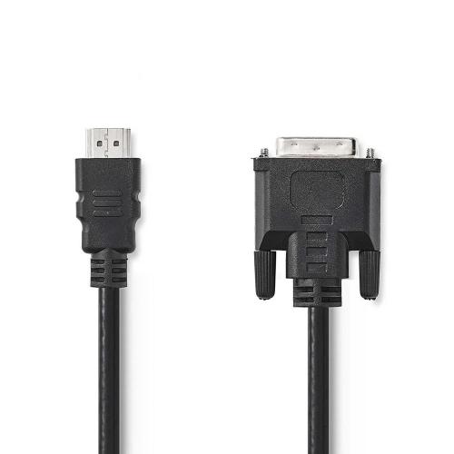 Cabo Hdmi-dvi  Conector Hdmi - Dvi-d Macho 24 + 1