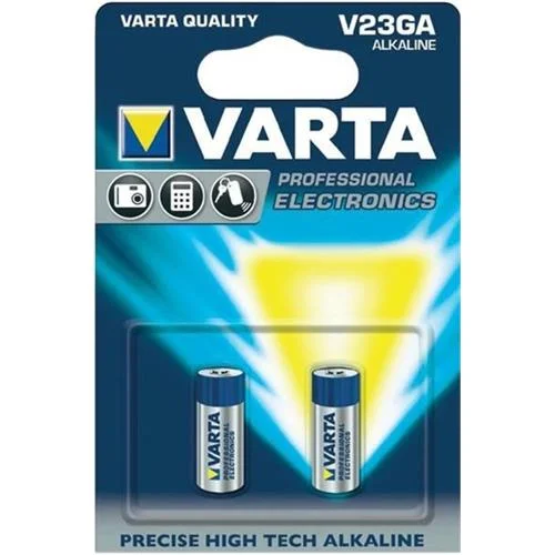 Pilha Alcalina Varta V23ga 12v (Bl&iacute;ster 2 Unid.) &Oslash;10,3x28,5mm