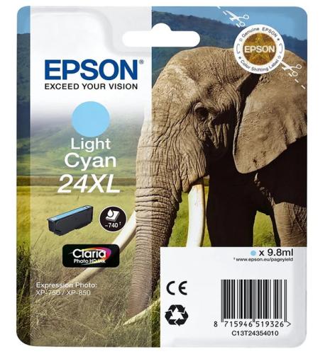 Tinteiro Epson 24 Ciano Claro Xl - Expression Photo Xp-55/750/760/850/860/950/960
