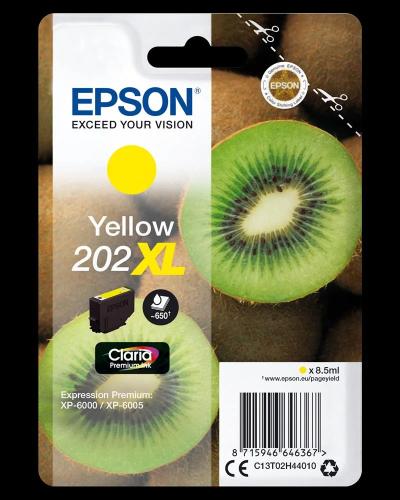 Tinteiro EPSON 202 Amarelo XL - Expression Premiu.