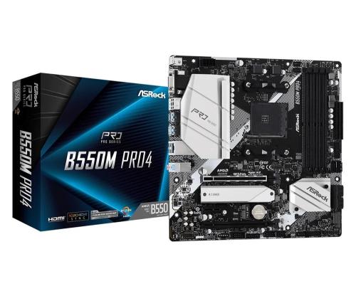 Asrock B550m Pro4 Socket Am4 Micro Atx Amd  B550