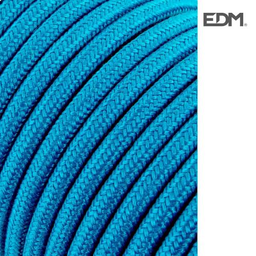 Cabo Cord&atilde;o Tubular 2x0,75mm C68 Azul Claro 5m