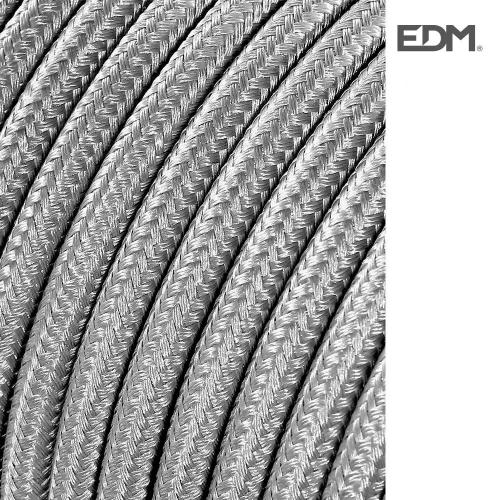 Cabo Cord&atilde;o Tubular 2x0,75mm C64 Prata 5m