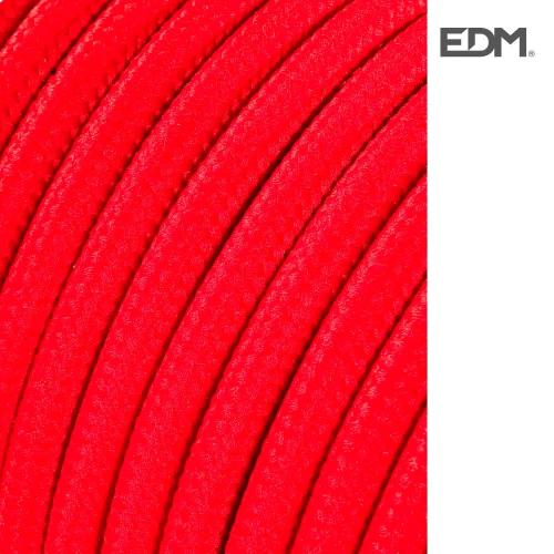 Cabo Cord&atilde;o Tubular 2x0,75mm C62 Vermelho 5m