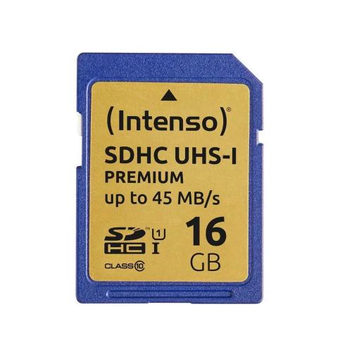 Intenso Premium - Flash Memory Card - 16 Gb - Sdhc Uhs-I