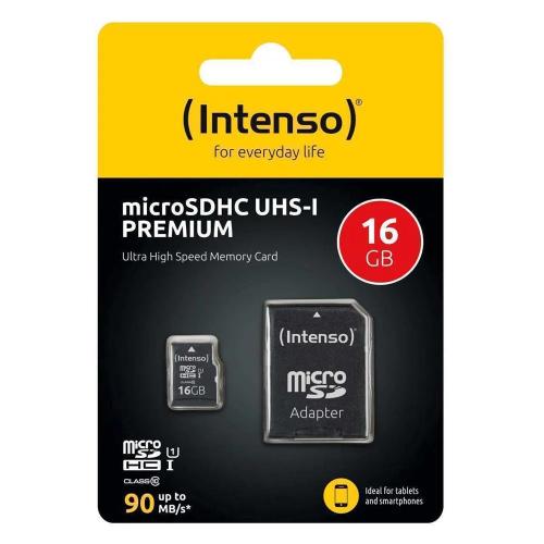 Sd Microsd Card 16gb Intenso Sd-Hc Uhs-I