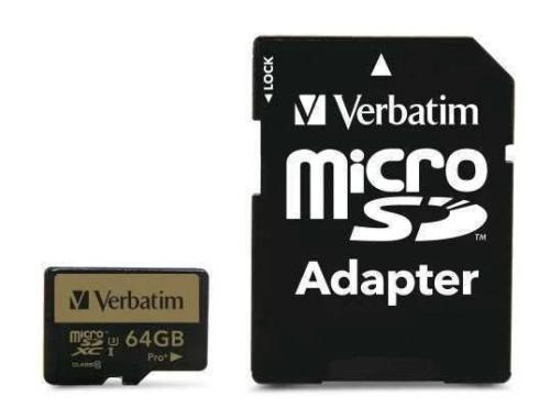 Verbatim Microsdxc Pro 64gb Classe 10 Uhs-i.