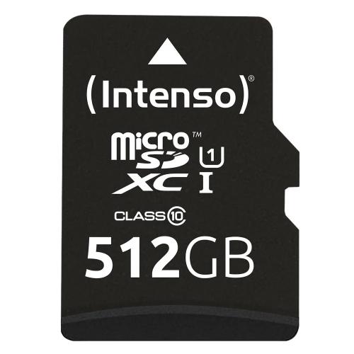 Cart&atilde;o de Mem&oacute;ria Micro SD com Adaptador INTENSO .