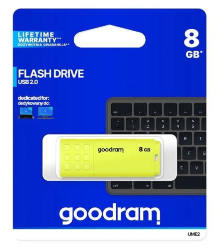 Goodram Ume2 Usb Flash Drive 8 Gb Usb Type-A 2.0 Yellow
