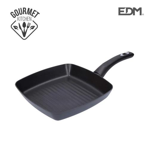Grelhador Grill 24x24x4,2cm Basic Line Somente para Gas Edm