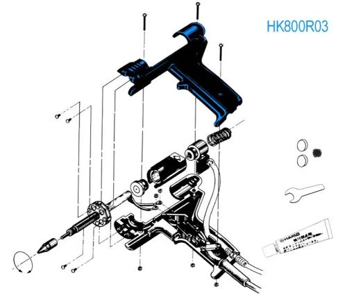 Estaciones Repair Hakko Hk700/Hk800