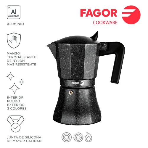 Cafeteira Tiramisu 9t Alum&iacute;nio 3004 Fagor