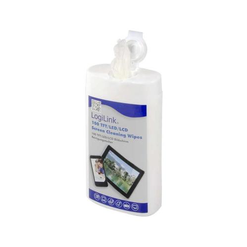 Toalhitas De Limpeza De Ecr&atilde;s Logilink Rp0010 (100