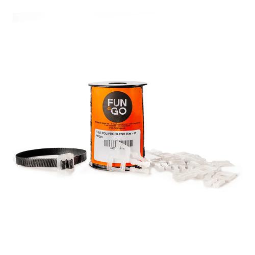 Pack Rolo Polipropileno 25M+15 Pin&ccedil;as